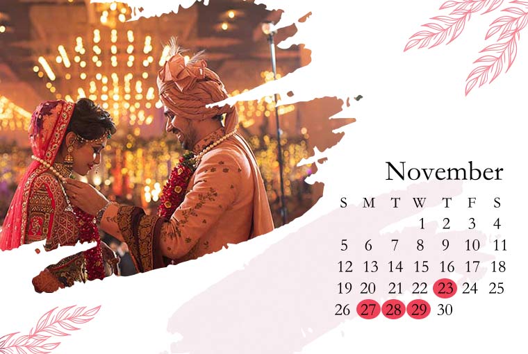 Hindu auspicious wedding dates 2023