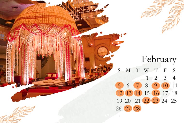 2023 auspicious wedding dates Hindu