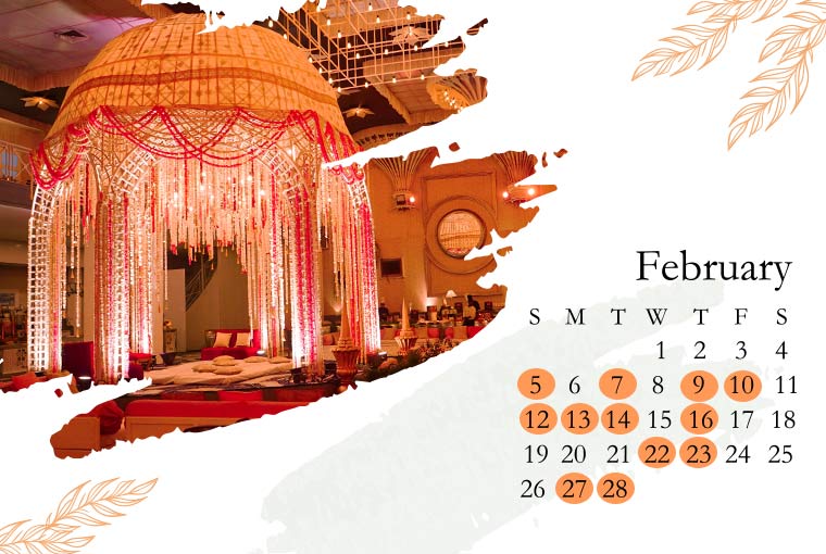 2023 Auspicious Wedding Dates Hindu