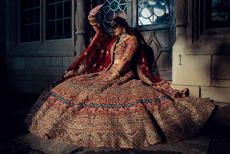 Zeel Clothing Women's Silk Embroidered Semi-Stitched Wedding Lehenga Choli  with Dupatta (103-Orange-New-Bridal-Latest-Lehenga; Free Size) : Amazon.in:  Fashion