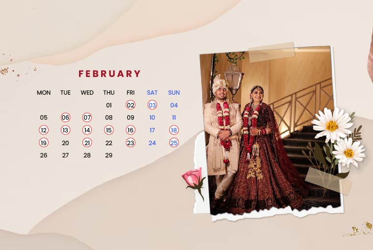 Auspicious Hindu Marriage Dates In February 2025