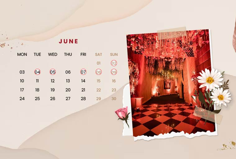 Auspicious Hindu Marriage Dates In June 2025