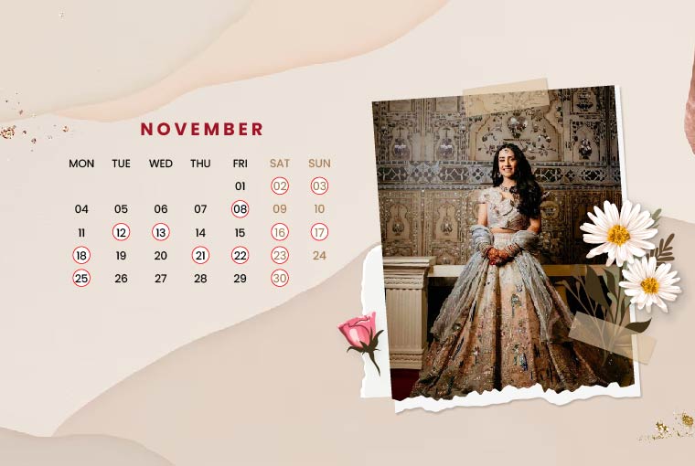 Auspicious Hindu Marriage Dates In November 2025
