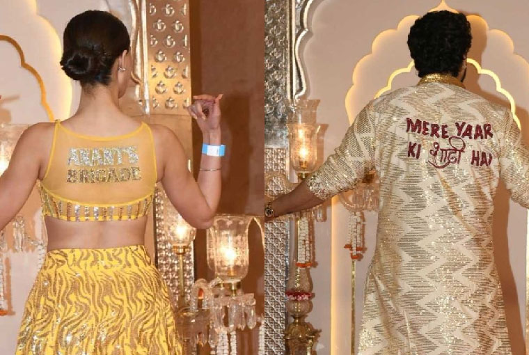 Customized wedding attire